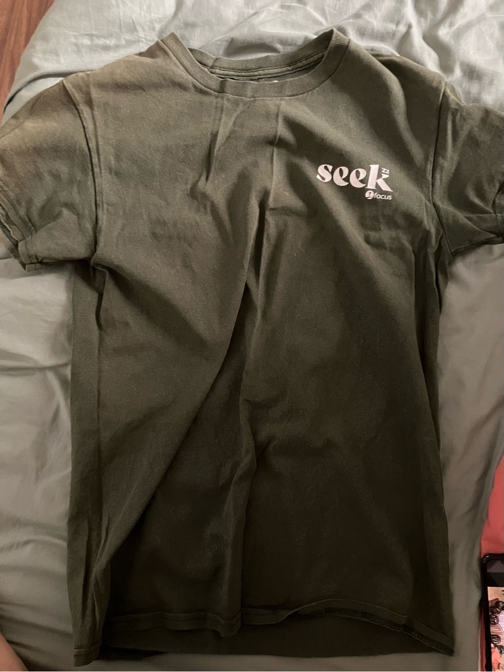Olive Green Short Sleeve T‑Shirt